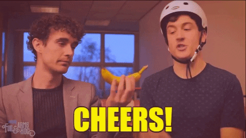 Conor Mckenna Cheers GIF by FoilArmsandHog