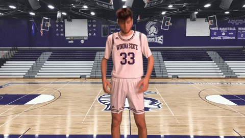 Warriors GIF by WinonaStateATH