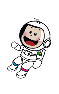 Space Espaco Sticker by Bebê Fofuxo