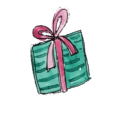 Christmas Present Sticker by CocoCreatess