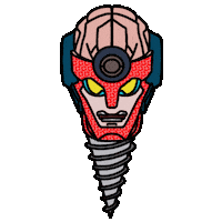 Gurrenlagann Sticker