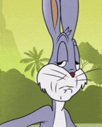 Bugs Bunny Frown GIF