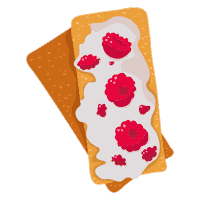 Rasberry Sticker