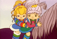 happy rainbow brite GIF