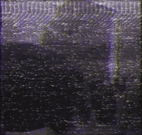 Bloobsy scary vhs mirror bubble GIF