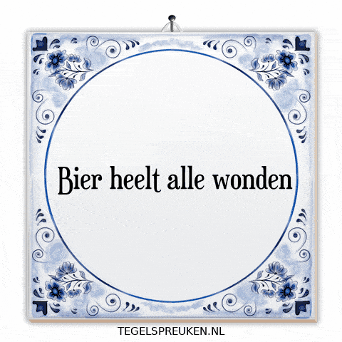 Humor Bier GIF by Tegelspreuken.nl
