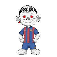 Red Earring Monkey Sticker by Zhot