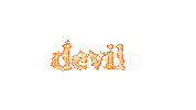 Mariadesign fire devil flames Sticker