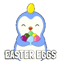 Easter Eggs Penguin Sticker by Pudgy Penguins