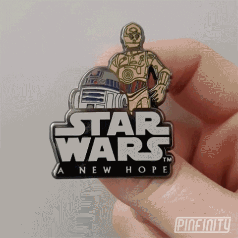 Pinfinity giphyupload star wars augmented reality r2d2 GIF