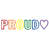 Proud Rainbow Sticker by Harper Wilde