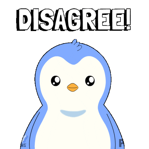 Penguin No Sticker by Pudgy Penguins