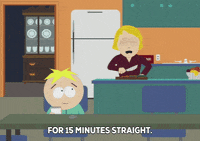 confused butters stotch GIF by South Park 