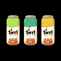 TWRLmilktea drink tea drinks boba GIF