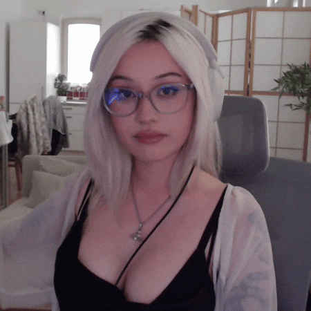Staring Cute Girl GIF