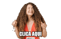 Clica Aqui Cabelo Cacheado Sticker by Salon Line