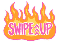 Pink Swipe Up Sticker