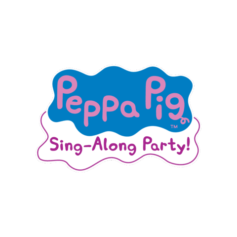 roundroomlive giphygifmaker party sing pig Sticker