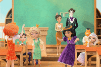 Tsarevny dance school girls танец GIF