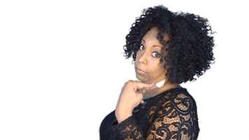 ComedianHollyLogan mad hand annoyed stop Sticker