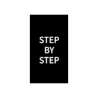 Step By Step Sticker by Yarin Shahaf