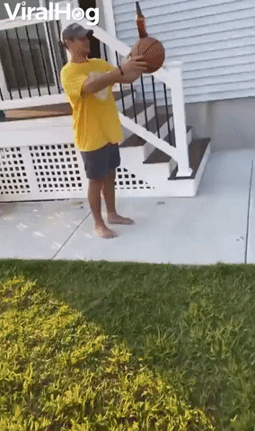 Basketball Beer Challenge Win GIF by ViralHog