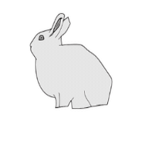 AimerDesign rabbit うさぎ aimerdesign Sticker
