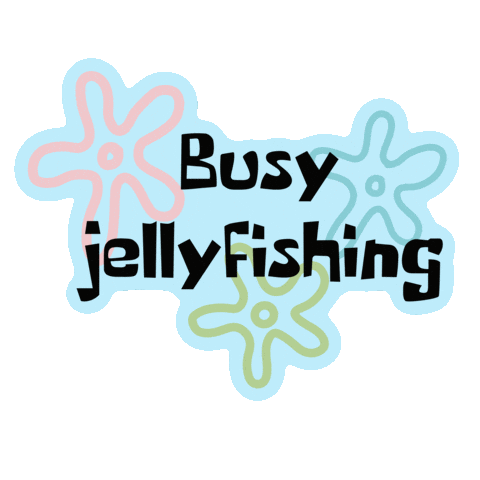 MindmyPastels spongebob busy jellyfish bikini bottom Sticker