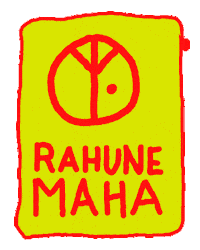 Peace Maha Sticker by Bent Rushmore