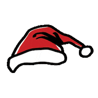 hunterwillowandco christmas family santa hat Sticker