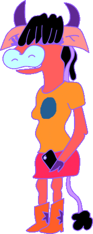 Girl Loop Sticker