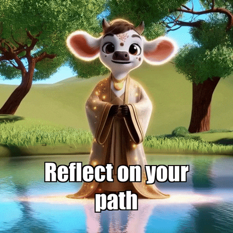 Wisdom Reflection GIF by Moosiahzen