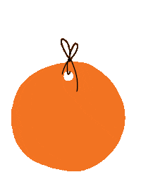 Price Tag Orange Sticker by Daniela Nachtigall