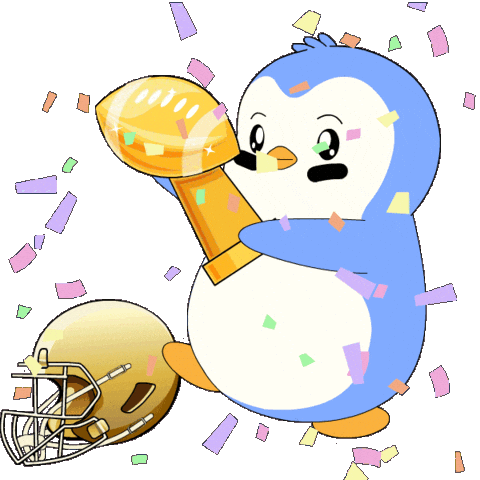 Foot Ball Win Sticker by Pudgy Penguins