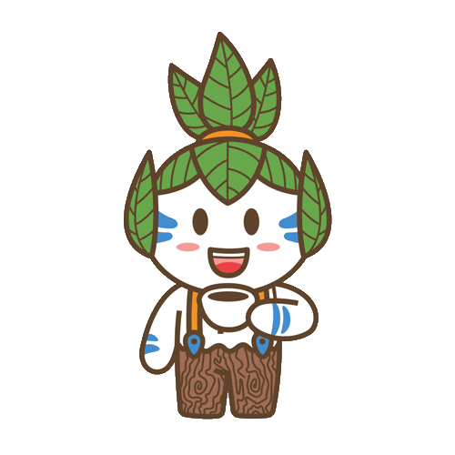 Pandooin giphyupload drinking mascot coffe Sticker