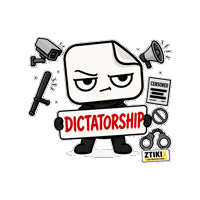 Politics Surveillance Sticker by ZTIKIX