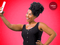 salonline reaction beauty woman post GIF