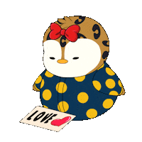 I Love You Hearts Sticker by Pudgy Penguins