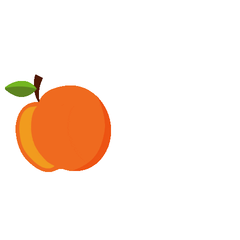 fruit peach Sticker by refruiting