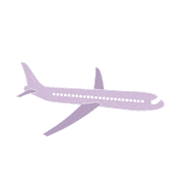 VerriBerri_Digital travel holiday bye flying Sticker