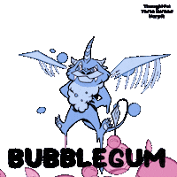 Flying Bubble Gum Sticker by VeeFriends