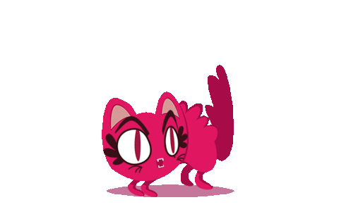 Angry Cat Sticker