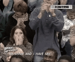 clapping cheering GIF by The Jerry Springer Show
