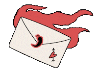 Love Letter Fire Sticker by emiliebleuciel