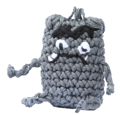 HakedNL giphyupload monster grey crochet Sticker