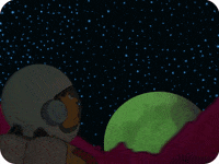 science fiction love GIF by The Daily Doodles