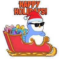 Merry Christmas Sticker by Pudgy Penguins