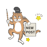 New Post ねこ Sticker