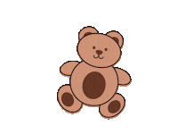 konyvertlelkemet love heart hug bear Sticker