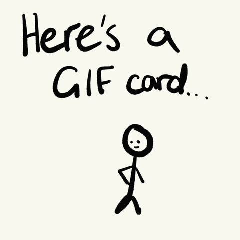 mui_thekid christmas present card christmas card GIF